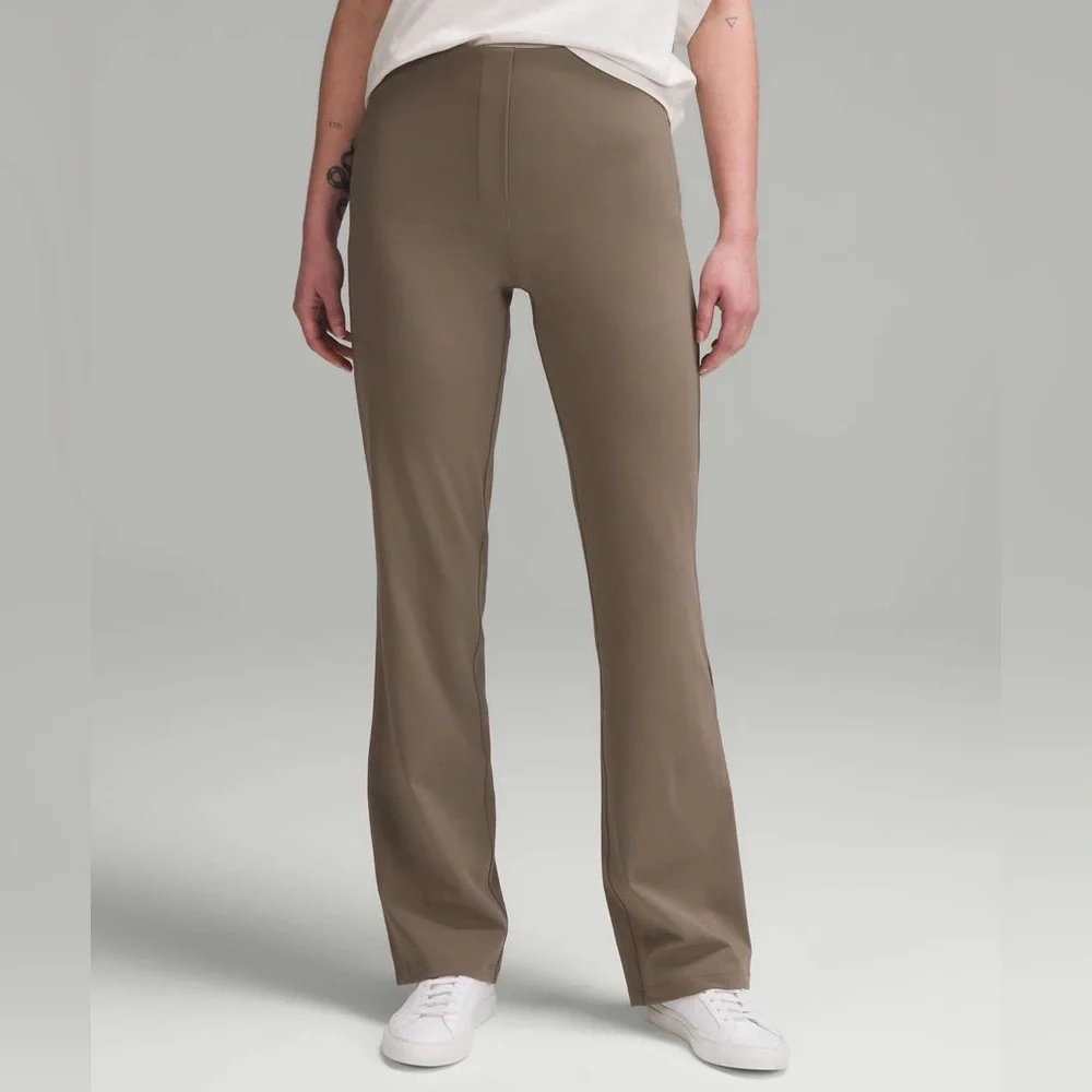 lululemon athletica Olive Green Wide-Leg Pants